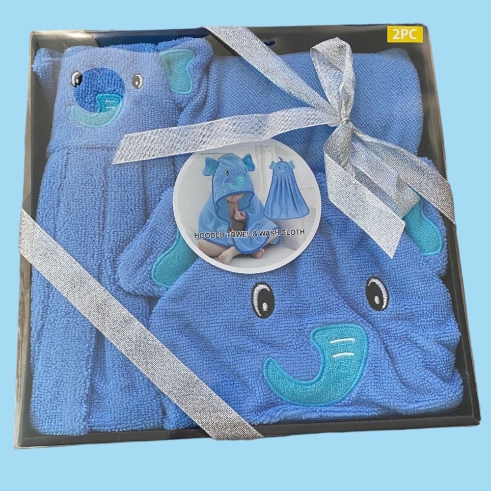 Children’s Hooded Towel & Washcloth